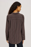 Beck Shirt in Chicory Stripe, back view