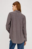 Beck Shirt in Hickory Indigo Stripe, back view