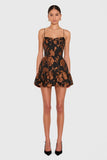 Ivy Bubble Mini in Black Combo, original front photo