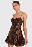 Ivy Bubble Mini in Black Combo, fabric detail