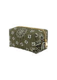 Bandana Cosmetic Case in Moss Olive