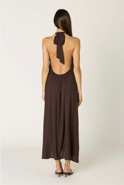 Gaetano Dress - Coffee