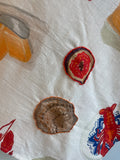 Bon Appetit Embroidered Scarf Top