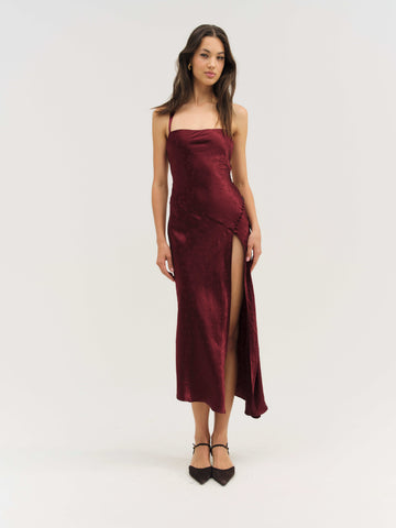 Carla Jacquard Midi Dress