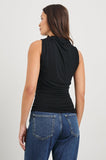 Christen Top in black, back view