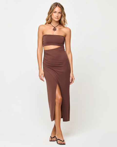 Corsica Dress - Espresso