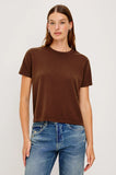 Cotton Cashmere Short Sleeve - Espresso