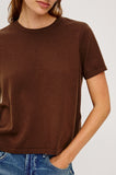 Cotton Cashmere Short Sleeve - Espresso