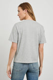 Cotton Cashmere Short Sleeve - Heather Grey