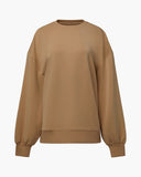 Balloon Sleeve Crew Neck