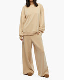 Balloon Sleeve Crew Neck