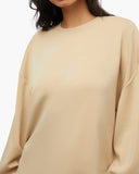 Balloon Sleeve Crew Neck