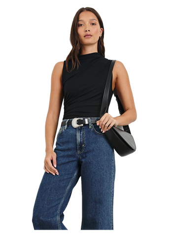Christen Top in black