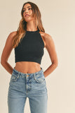 Cooper Sweater Top - Black