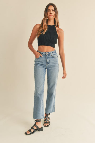 Cooper Sweater Top - Black
