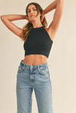 Cooper Sweater Top - Black