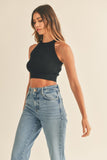 Cooper Sweater Top - Black
