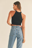 Cooper Sweater Top - Black