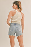 Cooper Sweater Top - Cream