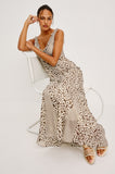 Dahlia Dress in Espresso Daisy Gingham Mix