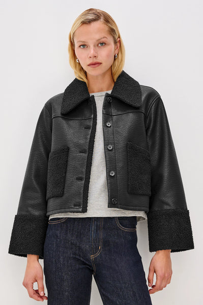 Dria Jacket - Black Sherling