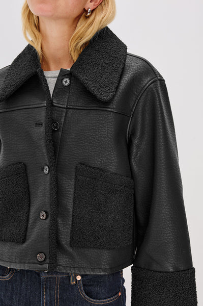 Dria Jacket - Black Sherling
