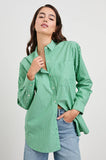 Elsa Top - Kelly White Stripe