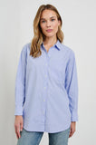 Elsa Top - Oxford White Stripe