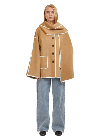 Eliette Coat in Camel