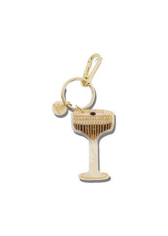 Espresso Martini Bag Charm + Keychain