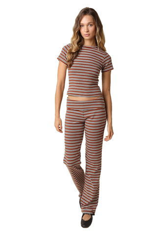 Esther Striped Crop Top and Pants Set