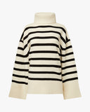 Striped Turtle Neck Sweater