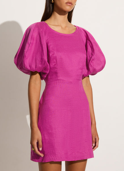 Mai Mini Dress - Magenta
