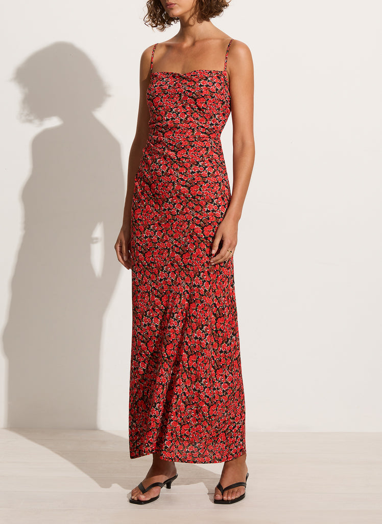 faithfull the brand rosas midi dress Faithfull The Brand Rosas Midi Dress- Salema Floral Styleartist