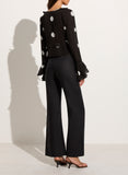 Montenegro Top - Veia Polka Dot Chocolate
