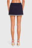Monique Skort - Navy/Ivory