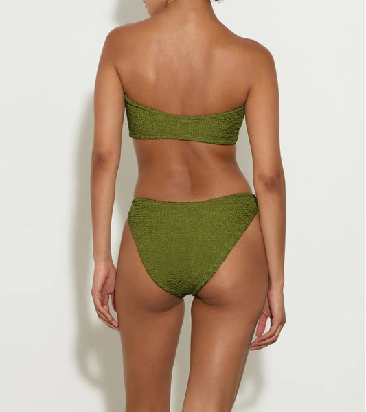 Gloria Bikini - Metallic Moss