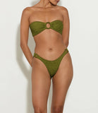 Gloria Bikini - Metallic Moss