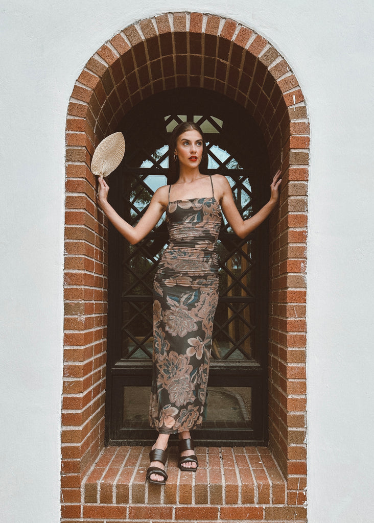 Significant Other Verona Dress - Gold Tapestry | VIDA MOULIN Significant Other Verona Dress - Gold Tapestry | VIDA MOULIN