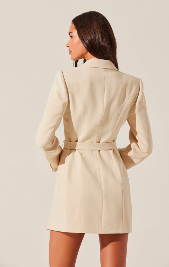 kesari long sleeve mini wrap dress Kesari Long Sleeve Mini Wrap Dress (Women)