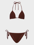 Gina Bikini - Metallic Chocolate