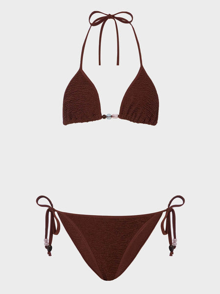 Gina Bikini - Metallic Chocolate
