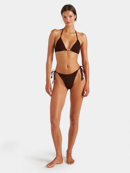 Gina Bikini - Metallic Chocolate