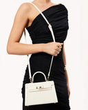 Hariette Raffia Handle Bag