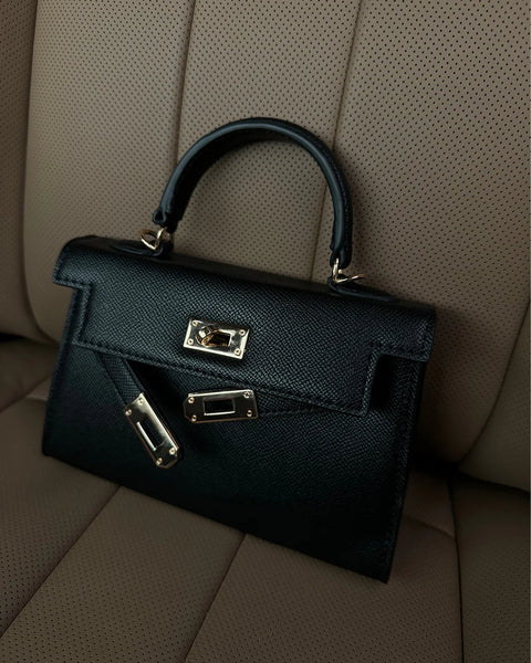 Hariette Handle Bag - Black