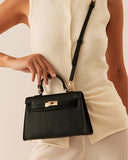 Hariette Handle Bag - Black