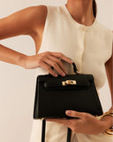 Hariette Handle Bag - Black