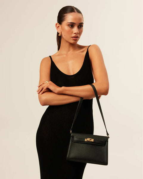 Heidi Shoulder Bag - Black