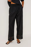 Henrik Pant - Black Embroidery