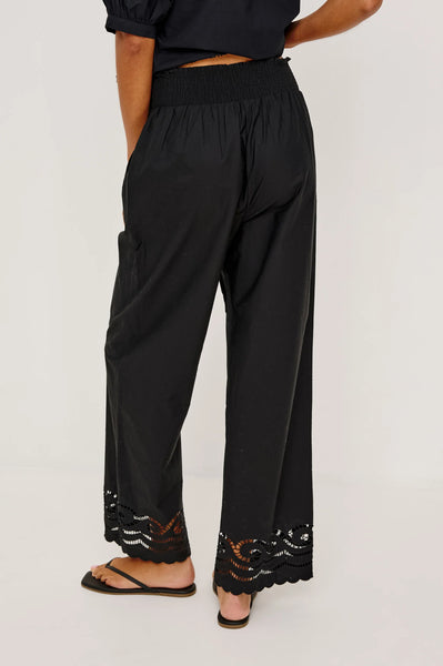 Henrik Pant - Black Embroidery